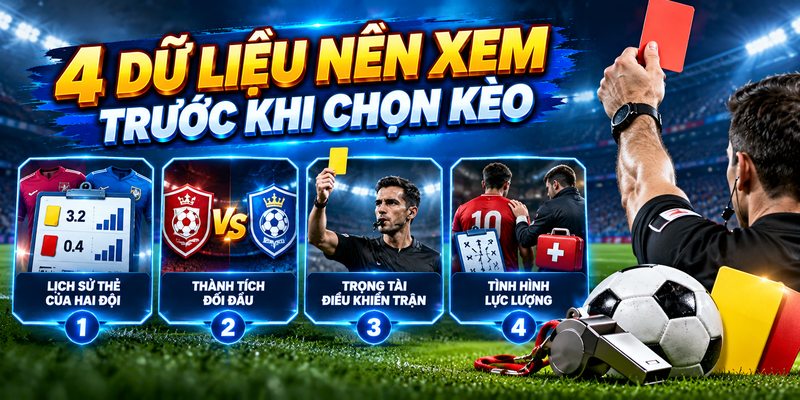 Theo dõi trọng tài và diễn biến từng hiệp giúp người chơi có thêm dữ liệu khi phân tích kèo thẻ phạt.
